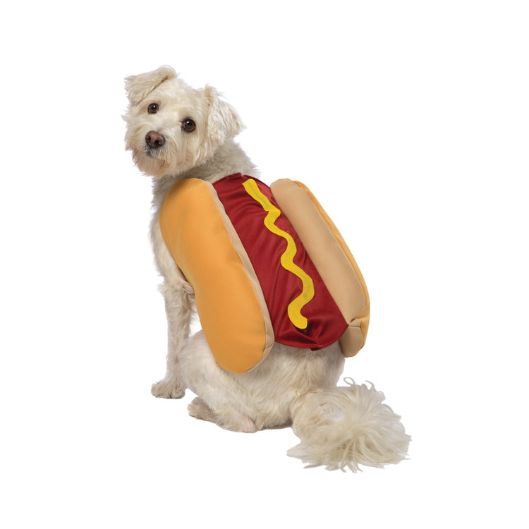 Funny Halloween Costumes for Dogs, Hot Dog Design Pet Outfit for Cats & Puppies