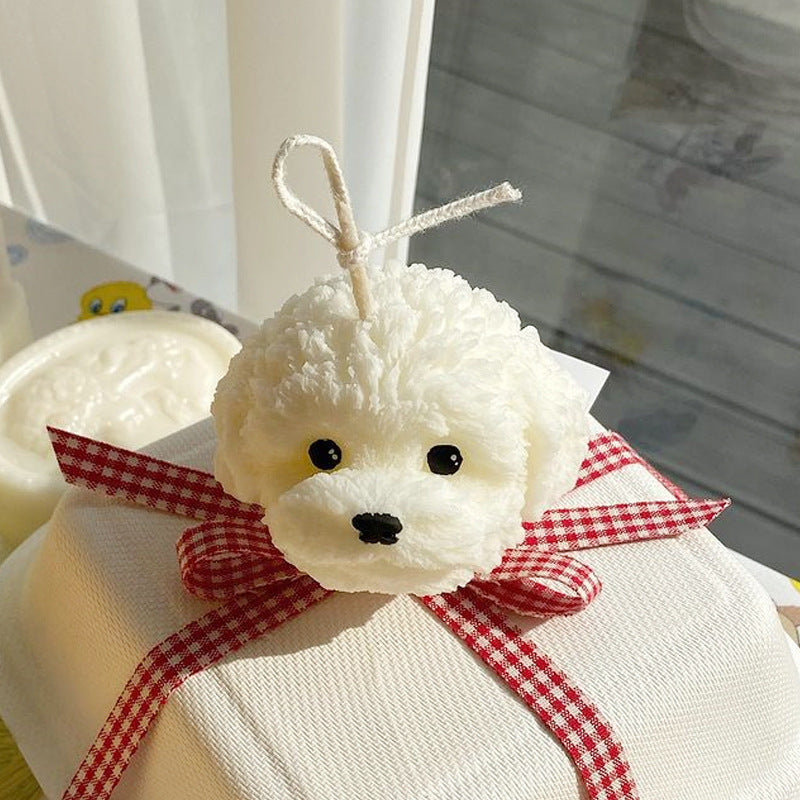 3D Cute Teddy Dog Head Silicone Mold, Baking & Craft Ornament Mold