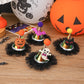 Spooky Chic: Halloween Duck Bill Hair Clip Ornaments (Lace, Pumpkin, Bat Hat Styles).