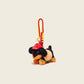 Sausage Plush Dog Bag Pendant Keychain, Cute Cartoon Plush Accessory