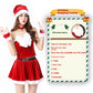 Christmas Bunny Cosplay Uniform, Gold Velvet Women’s Costume Set (Free Size)