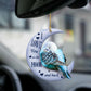 Sleeping Angel Dog Car Pendant, Cute Acrylic Hanging Ornament for Cars, Doors & Home Decor