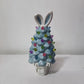 Easter Bunny Ceramic Tree Decorations, Glowing Spring Bunny Ornaments