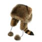 Winter Plush Raccoon Ear Protection Hat, Cute Imitation Fur Cat Ear Hat for Adults & Kids
