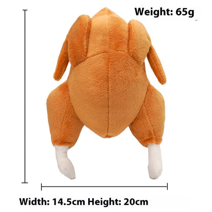 Pet Sounding Roast Chicken Plush Toy – Creaking Turkey Pet Toy