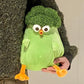 Quirky & Cute: Broccoli Pier Chicken Plush Doll (23-25cm), Funny Sleeping Hug Doll.