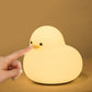 Duck Silicone Lamp – USB Rechargeable Dimmable Night Light (Warm 3000K)
