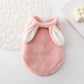 Cute Bunny Costume Vest, Fluffy Bunny-Ear Winter Vest for Pets (Autumn & Winter)