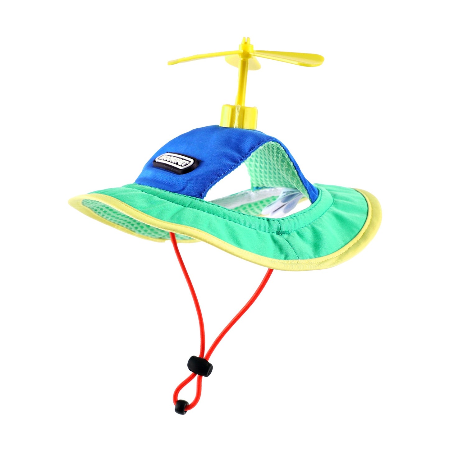 Open-Ear Sun-Proof Fisherman Hat for Dogs, Lightweight Polyester Hat for Yorkshire, Bichon & Small Breeds