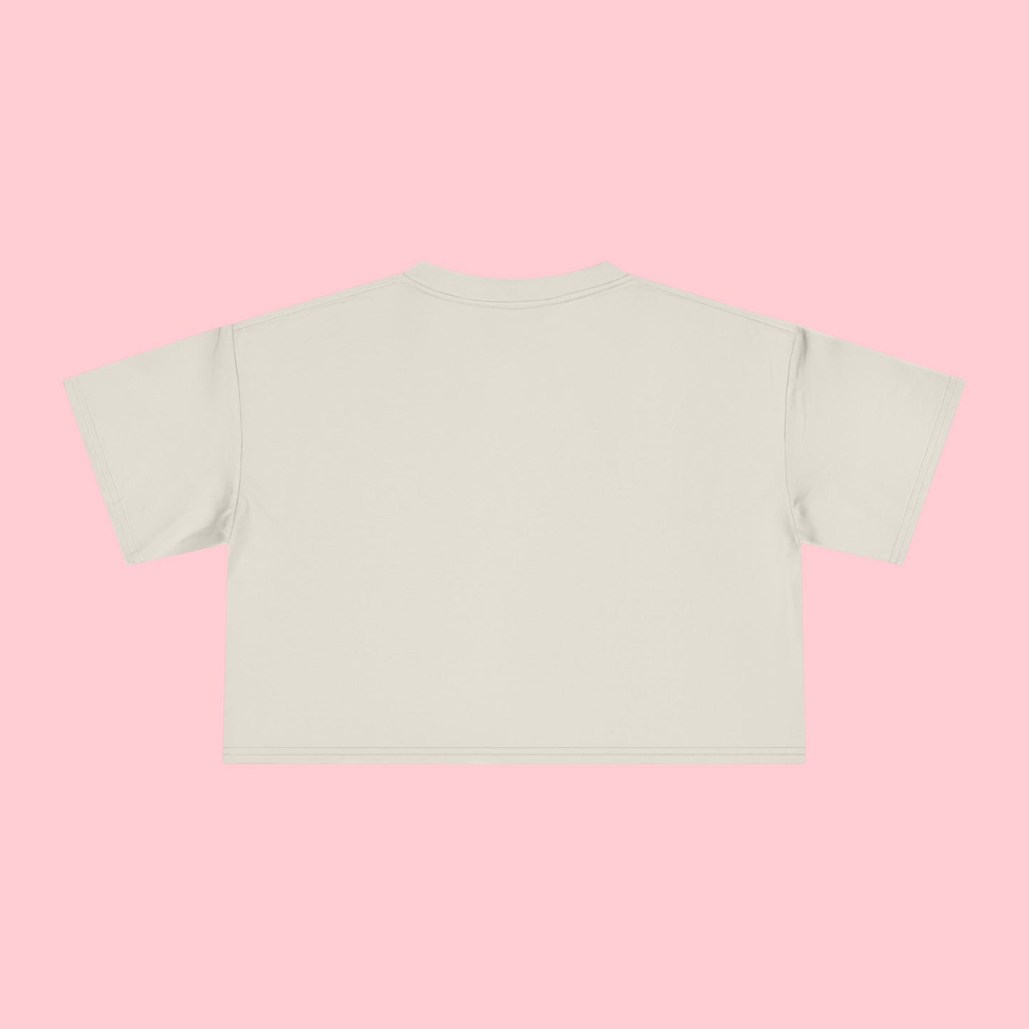 Lucky Girl Energy Crop Tee - Pastel Retro Graphic Women’s Top
