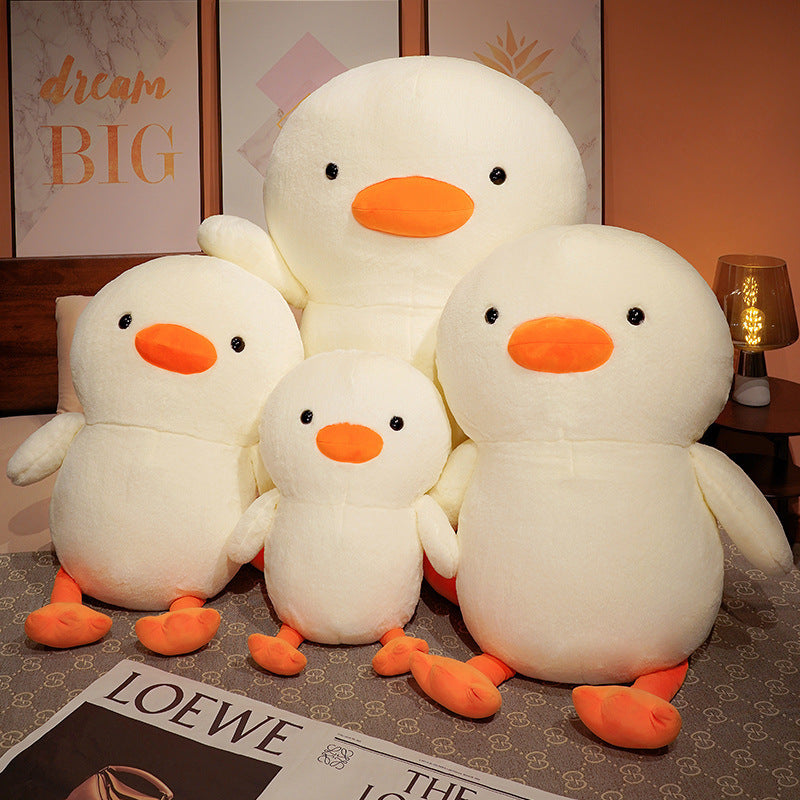 Cute Duck Plush Pillow – Soft Hugging Duck Doll in Multiple Sizes