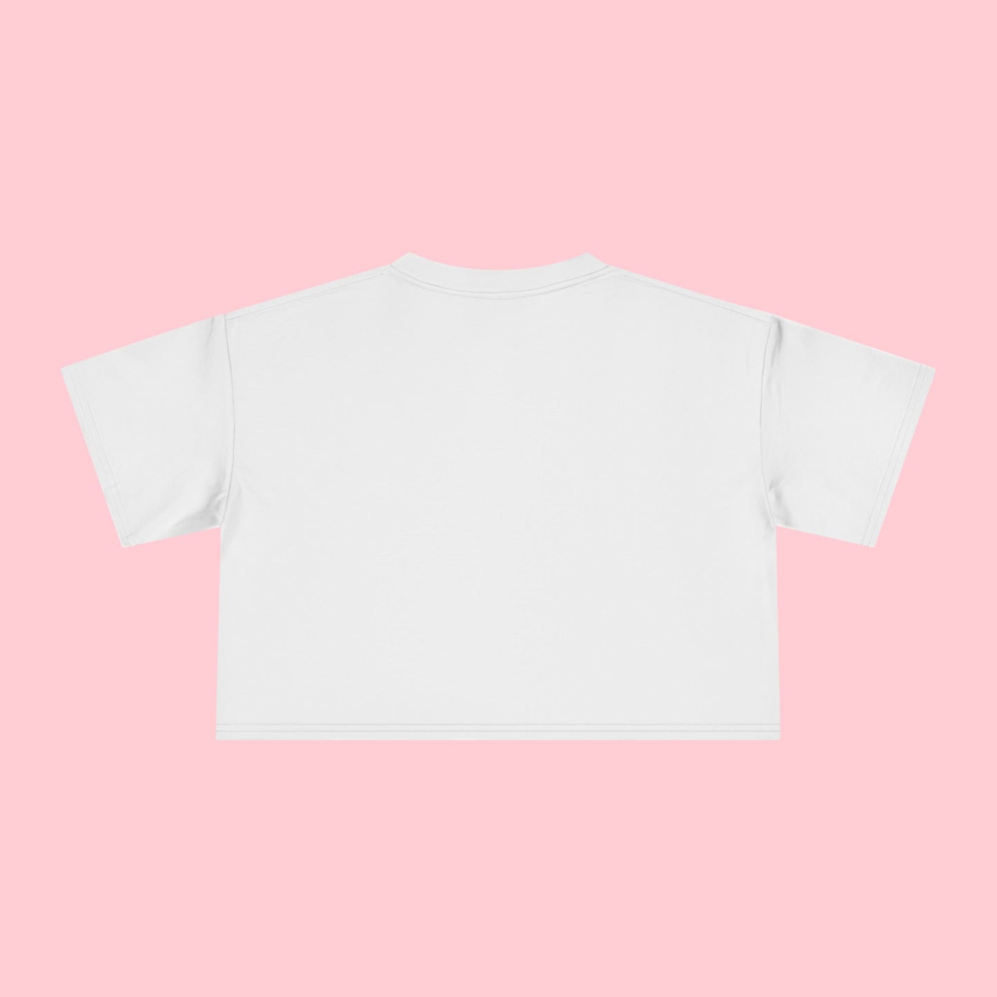 Lucky Girl Energy Crop Tee - Pastel Retro Graphic Women’s Top