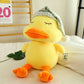 Fashion Personality Rhubarb Duck Doll Pillow – Soft Plush Duck Cushion Toy