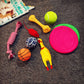 Excitement in a Box: Vocal Dog Toy Assortment Sets (Rubber & Cotton Rope Mix, Random Colors).