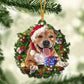 Sleeping Angel Dog Car Pendant, Cute Acrylic Hanging Ornament for Cars, Doors & Home Decoration