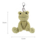 Frog Schoolbag Pendant Keychain – Cute Matcha Frog Plush Doll Charm