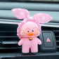 Kawaii Café Duck Toy – Cute Cartoon Plush Duck Doll for Car Decor & Gifts