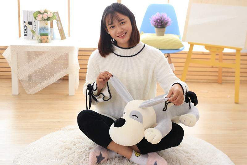 Animated Cuddles: Cute Cartoon Dog Plush Doll (Super Soft Short Plush).