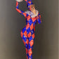 Bunny Girl Stage Costume, Adult Polyester Jumpsuit for Performances & Events