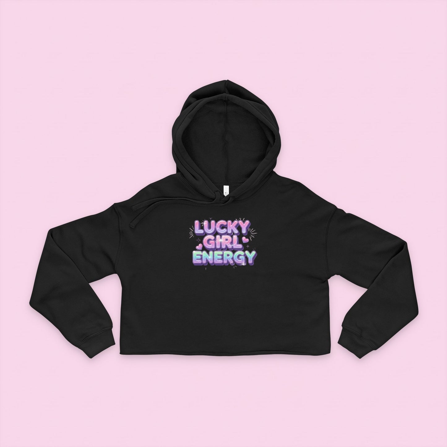 Women's Cropped Hoodie - Minimal Graphic Cropped Hoodie