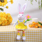 Easter Bunny Spring Pastoral Doll Ornaments