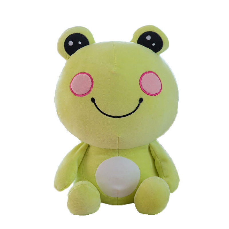 Crystal Soft Comfort: Cute Little Frog Plush Doll for Gifts and Decoration.