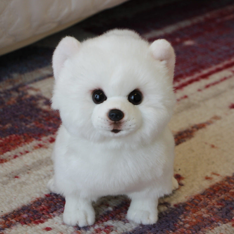 Cloud-Soft Cuddles: Plush Dog Doll (Short Down Plush, PP Cotton Filled).
