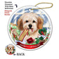Sleeping Angel Dog Car Pendant, Acrylic Hanging Ornament for Cars, Doors & Home Decor