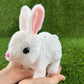Realistic Bunny Toy, Lifelike Modern Art Rabbit Decoration