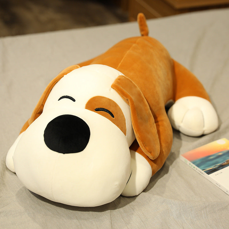 Giant Dog Doll Pillow: Stretch Super Soft Plush with Down Cotton Filling ($\mathbf{50}$ or $\mathbf{75\text{cm}}$).