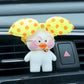 Kawaii Café Duck Toy – Cute Cartoon Plush Duck Doll for Car Decor & Gifts