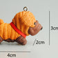 Wool Dog Solid PVC Doll Keychain Bag Pendant
