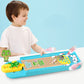 Kids' Fun: Mini Frog Bowling Educational Game for Cognitive Development.