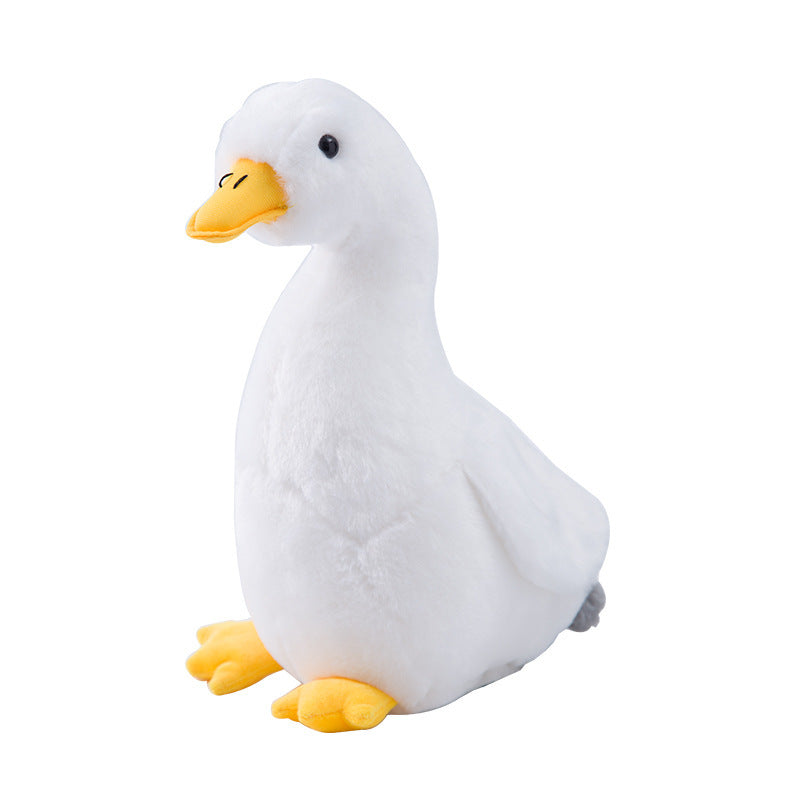 Fashion Personality Simulation Little Yellow Duck Plush Doll – Soft 32cm Goose-Style Plush Toy