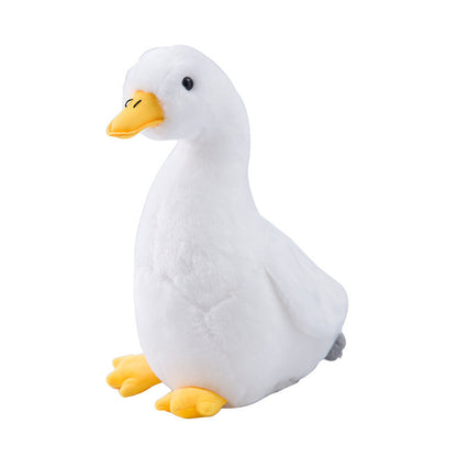 Fashion Personality Simulation Little Yellow Duck Plush Doll – Soft 32cm Goose-Style Plush Toy