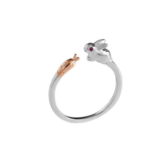 Fashion Cute Bunny Ring, Women’s Copper Animal/Zodiac Rabbit Ring