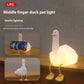 Unconventionally Fun: Creative Middle Finger Duck Rechargeable Dimming Night Light.