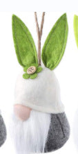 Easter Bunny Wool Ornaments, Colorful Hanging Spring Pendant