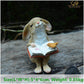 Creative Cute Bunny Resin Ornaments, Pastoral Style Home Decoration