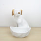 Nordic Modern Geometric Dog Storage Ornament, Resin Decorative Craft