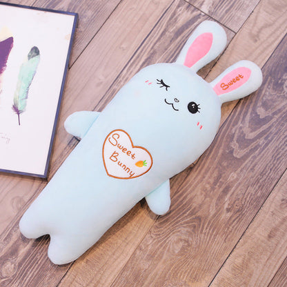 Carrot Bunny Plush Toy, Soft Short-Plush Rabbit with PP Cotton Filling (50cm / 80cm / 1m)