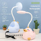 Cute Duck Pen Holder Storage LED Desk Lamp – USB Rechargeable Warm Light Study Lamp