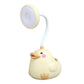 Cute Duck Pen Holder Storage LED Desk Lamp – USB Rechargeable Warm Light Study Lamp