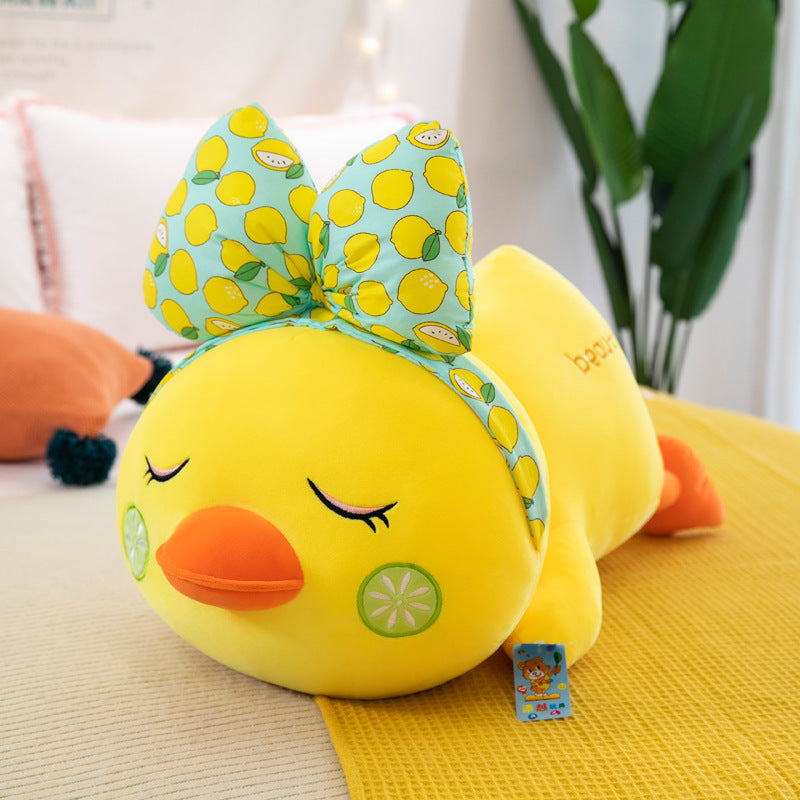 Glamorous Comfort: Makeup Duck Plush Toy Doll (Super Soft Elastic).