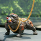 Bully Dog Ornaments, Resin Social Dog Figurine for Home & Car Decoration