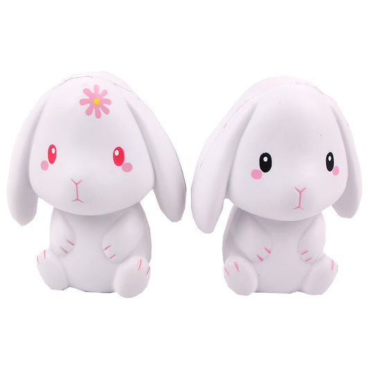 Cute Bunny Foam Toy, Resin Decorative Rabbit Figurine