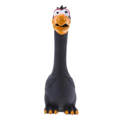 Hilarious Squawk: Bite-Resistant Screaming Chicken Sounding Toy (Natural Latex).