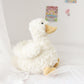 White Goose Doll – Nordic INS Style Net-Red Plush Duck Toy (20–21 cm)