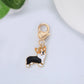 American Pet Decorations Metal Dog Keychain, Cute Corgi & Dog-Themed Pendants