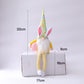 Easter Bunny Elf Holding Egg, Long-Legged Faceless Rabbit Gnome Plush Doll